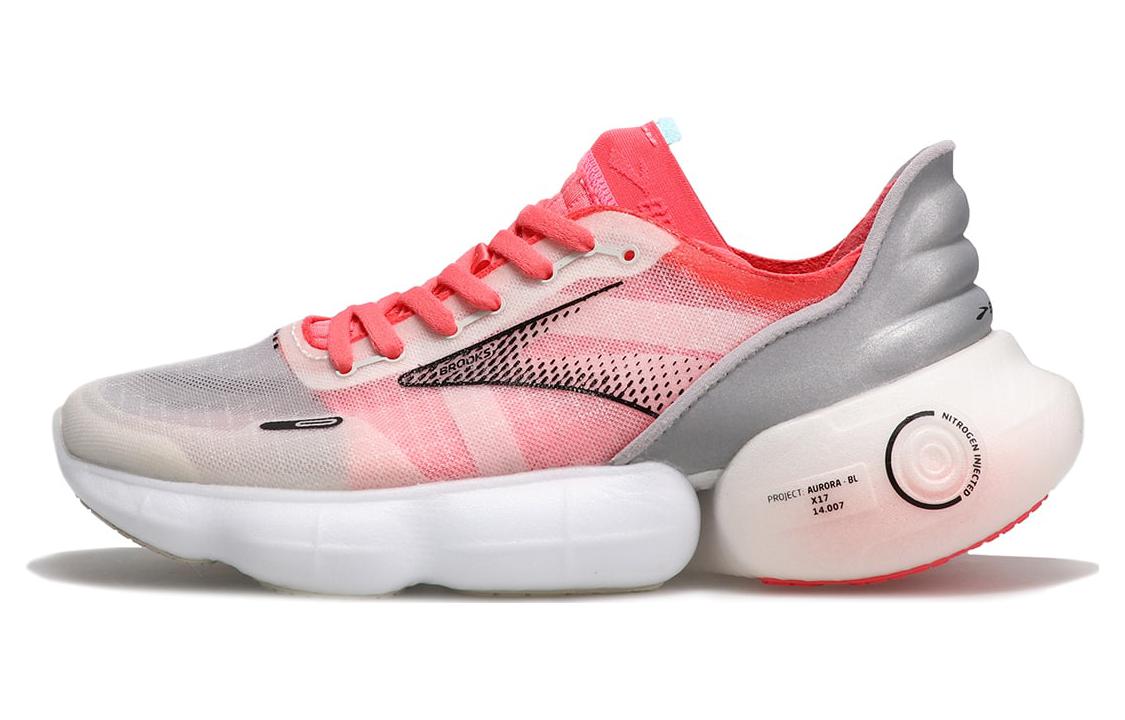 Aurora x Brooks Abrasion Resistant Cushioning Low top Outdoor Function Purple Violet Women’s White Pink