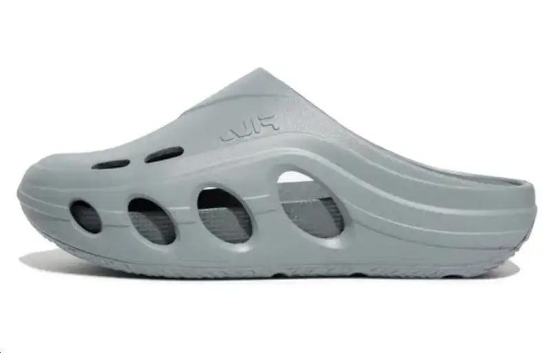 FILA EVA Quiet Quick Dry Quiet Quick Dry Closed Toe Slippers Unisex Gray Blue