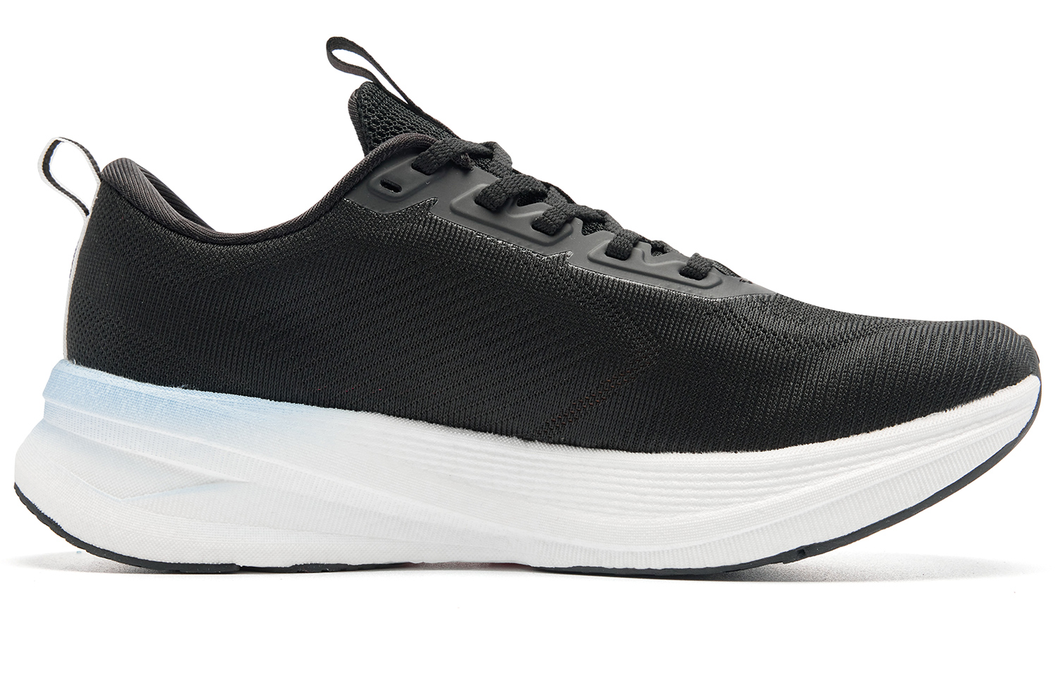 QIAODAN Speed 3LITE Anti Slip Wear Resistant Low Top Casual Running Shoes Women’s Black Shimmer Pink