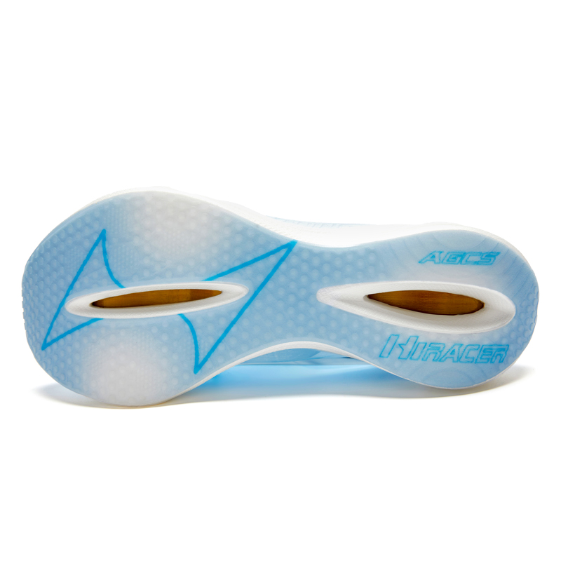 HEALTH Abrasion Resistant, Breathable, Lightweight Low top Carbon Plate Running Shoes Unisex Mirror Blue