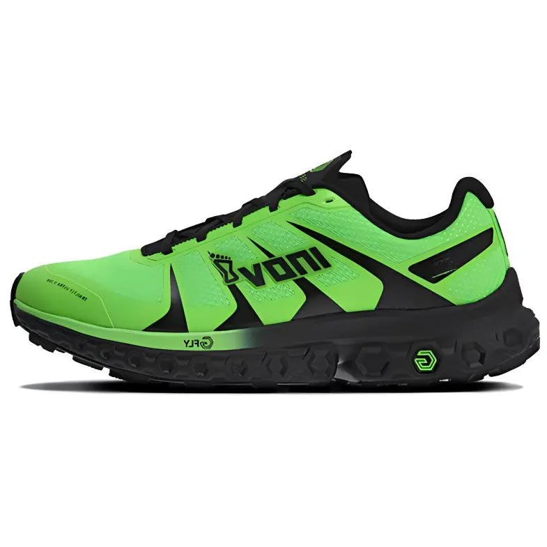 INOV 8 Cushioning Breathable Low top Long Distance Running Shoes Men's Green, Black