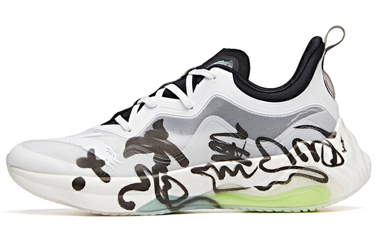 Anta Star Mountain Ink Rhythm · Flying White Low top Running Shoes Women’s Black White
