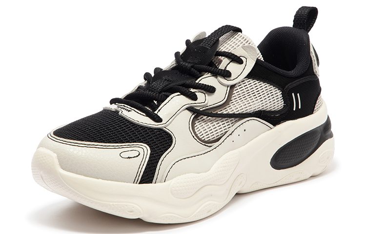 361° Cushioning Slip Resistant Abrasion Resistant Low top Running Shoes Women’s Gray Black