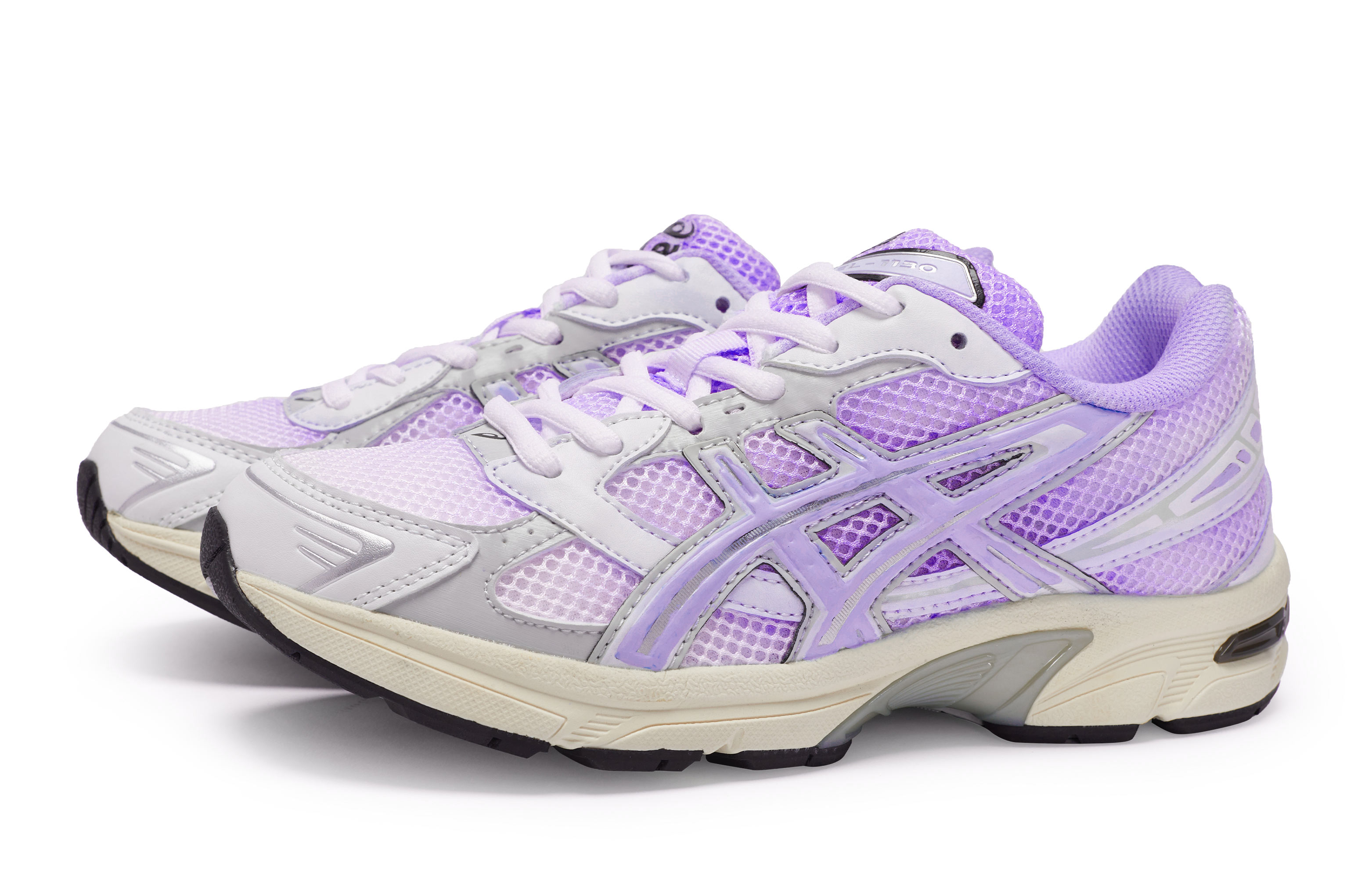 Asics Gel 1130 Cushioning Abrasion Resistant Cushioning, Wear Resistant Low top Running Shoes Unisex Purple Gray