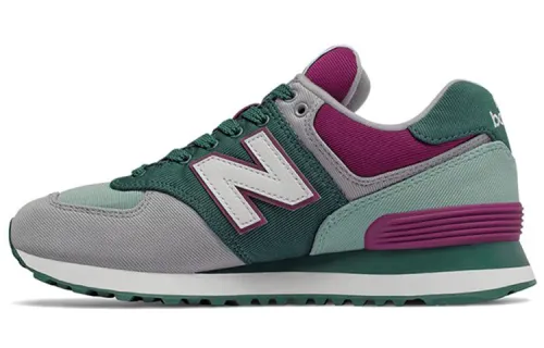New Balance NB 574 Low top Running Shoes Women's Gray Green Purple