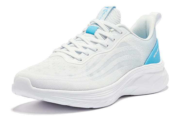 Erke Cushioning Breathable Cushioning Breathable Low top Running Shoes Men’s Erke White Pool Blue