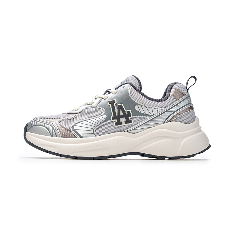 MLB Chunky Jogger Low top Casual Running Shoes Unisex Light Gray