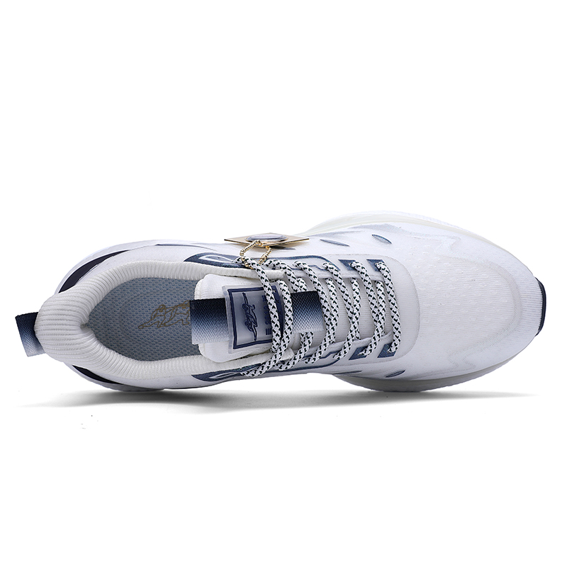 PAIKEJINGPAO Slip Resistant, Abrasion Resistant, Breathable Low top Running Shoes Unisex White