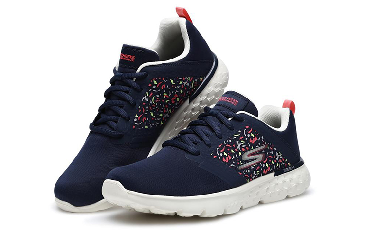 Skechers Go Run 400 Running Shoes Women’s Low Top Marine Blue/Multicolor