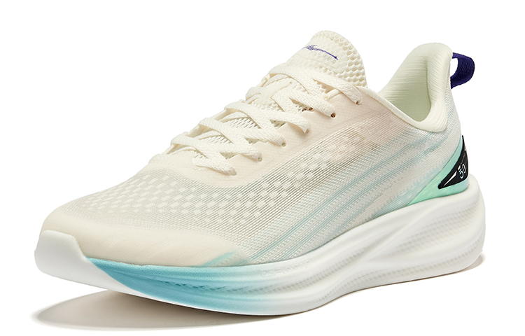 Erke Water Float 5.0 Cushioning, Wear Resistant Low top Sprint Running Shoes Men’s Microcrystal White Blue