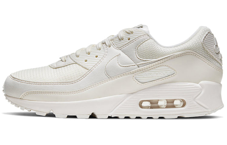 Nike Air Max 90 Terrascape Retro Sport Comfort Fabric Shoes Low Top Running Shoes Men and Women Same Models Salt White