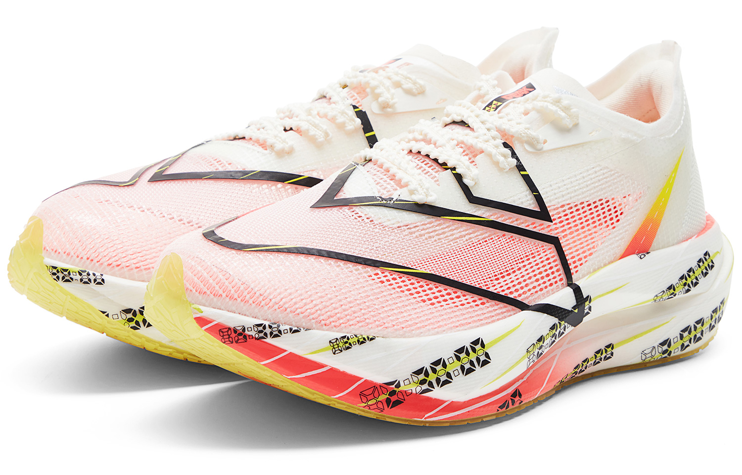 PEAK Taichi UP30 3.0ELITE Running Shoes Women’s Low Top Super Light White Red