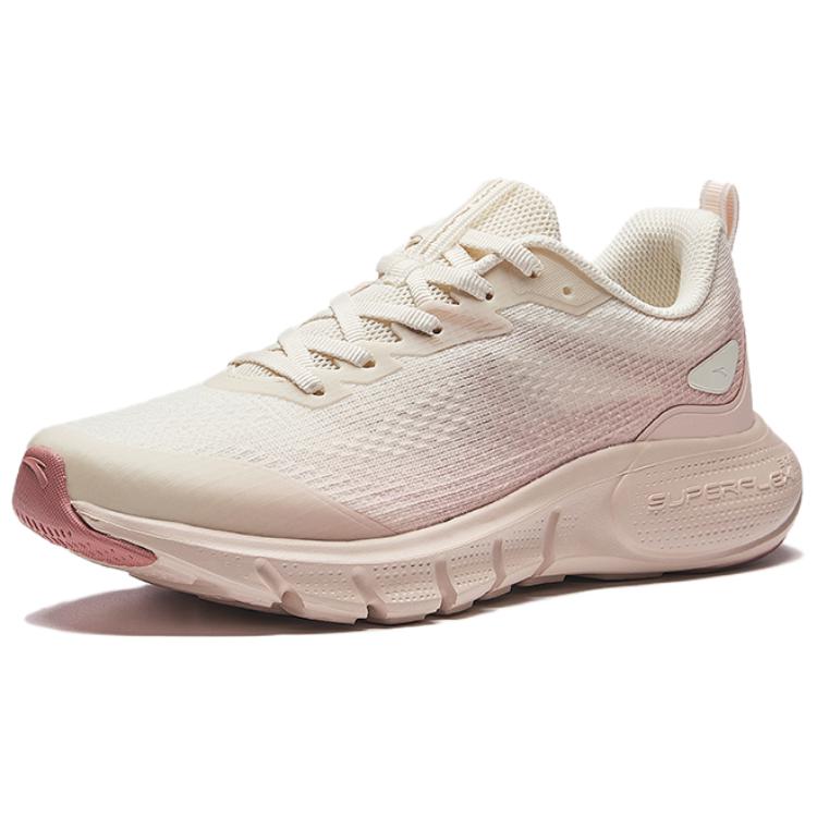CHAOJIANTA Fabric Slip Resistant Abrasion Resistant Low top Casual Running Shoes Women’s White Pink
