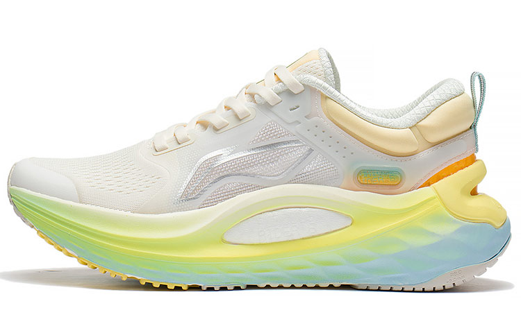 Li Ning Furious Rider 6.0 Support Low top Running Shoes Women’s White Yellow