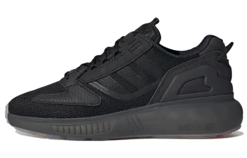 Adidas Originals ZX 5000 Comfortable Fabric Abrasion Resistant Low top Running Shoes Women's Black