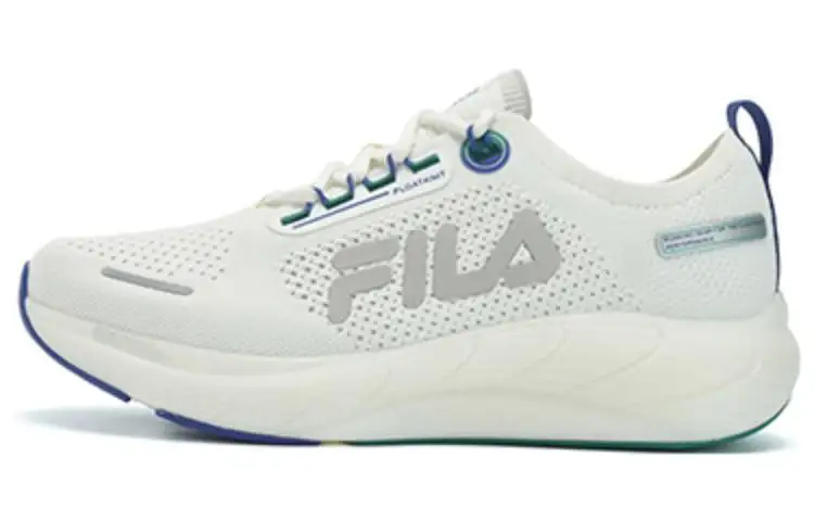 FILA Rimba Textile, TPU Abrasion Resistant Low top Training Running Shoes Men's White