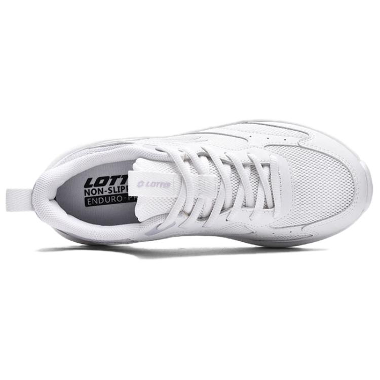 LOTTO Sportlife Cushioning Abrasion Resistant Lightweight Breathable Low top Casual Running Shoes Women’s White Purple