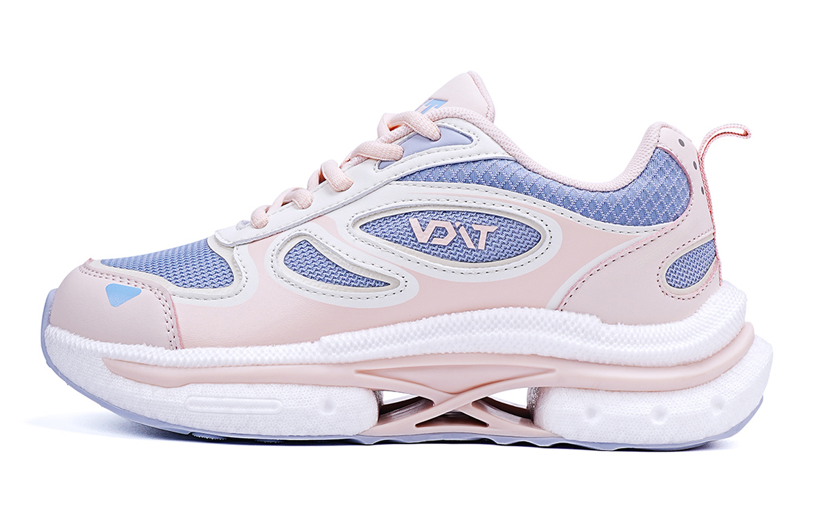 VOIT Cushioning Slip Resistant Breathable Low top Casual Sprint Running Shoes Women’s Pink Multicolor Blue