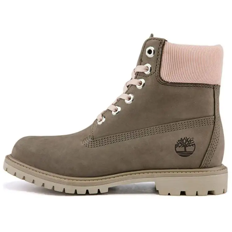 Timberland Premium 6 Inch Waterproof Boot 'Olive Nubuck' Women's