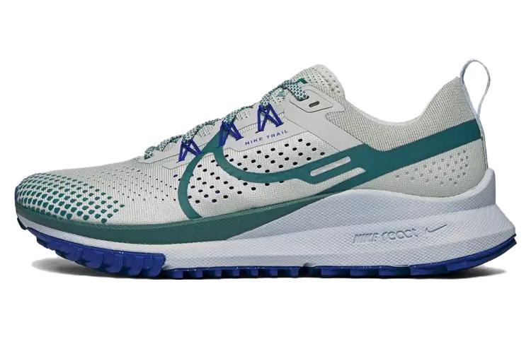 Nike React Pegasus Trail 4 Light Silver Racer Blue Football Grey Mineral Teal