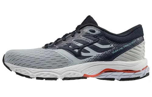 Mizuno Wave Prodigy 3 Running Shoes Women's Low Top Gray/White