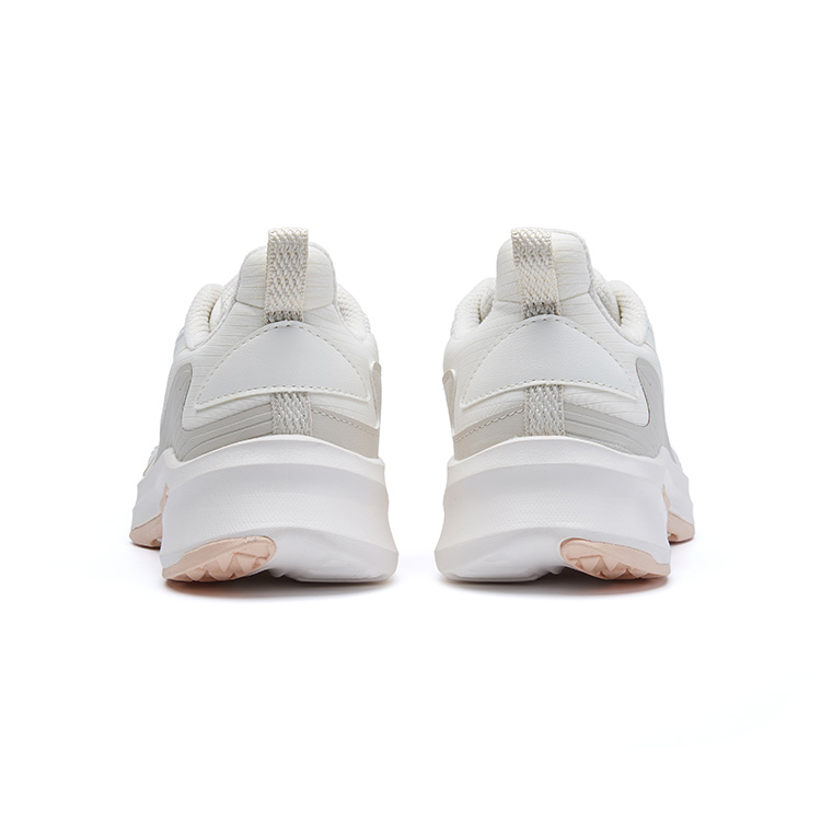 361° Cushioning Abrasion Resistant Breathable Slip Resistant Low top Running Shoes Women’s White Pink