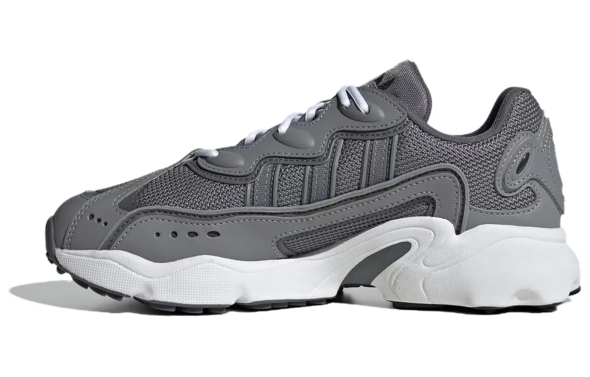 Adidas Originals Ozweego Comfortable Abrasion Resistant Breathable Low top Casual Shoes Women's Gray White