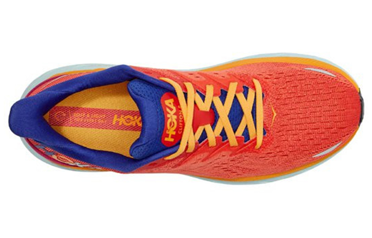 HOKA ONE ONE Clifton 8 Fiesta Orange Purple