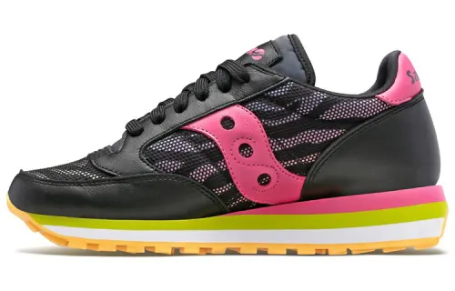 Saucony Jazz Triple Jazz Running Shoes Women's Low Top Black/Red/Yellow/White
