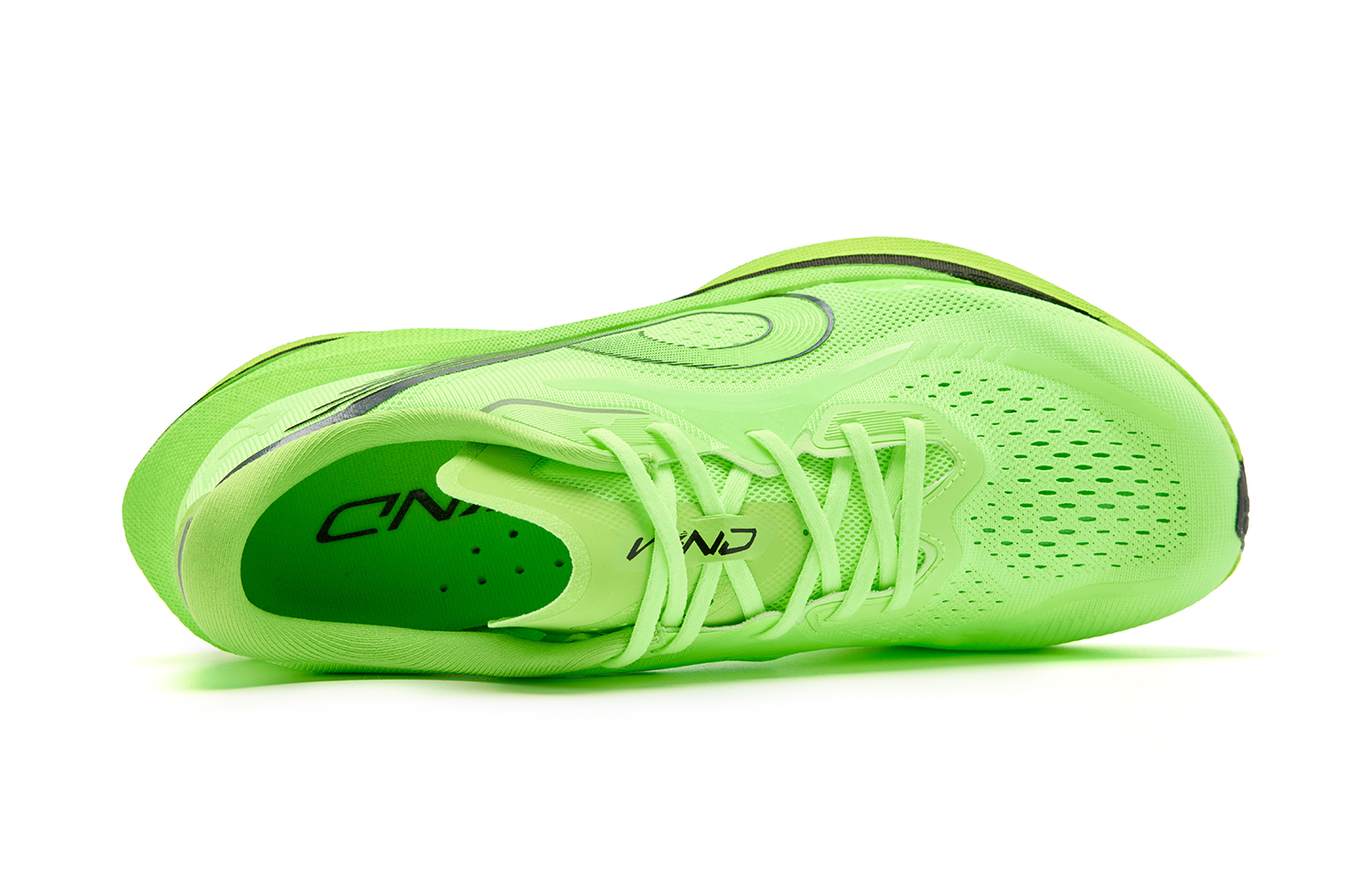 QIAODAN Strong Wind 3.0 Running Shoes Men’s Low Top Flying Shadow Green/Black
