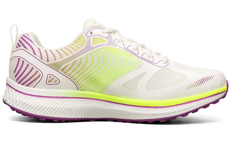 Skechers Go Run Consistent Textile, Synthetic Leather Low top Casual Running Shoes Women’s Yellow Purple