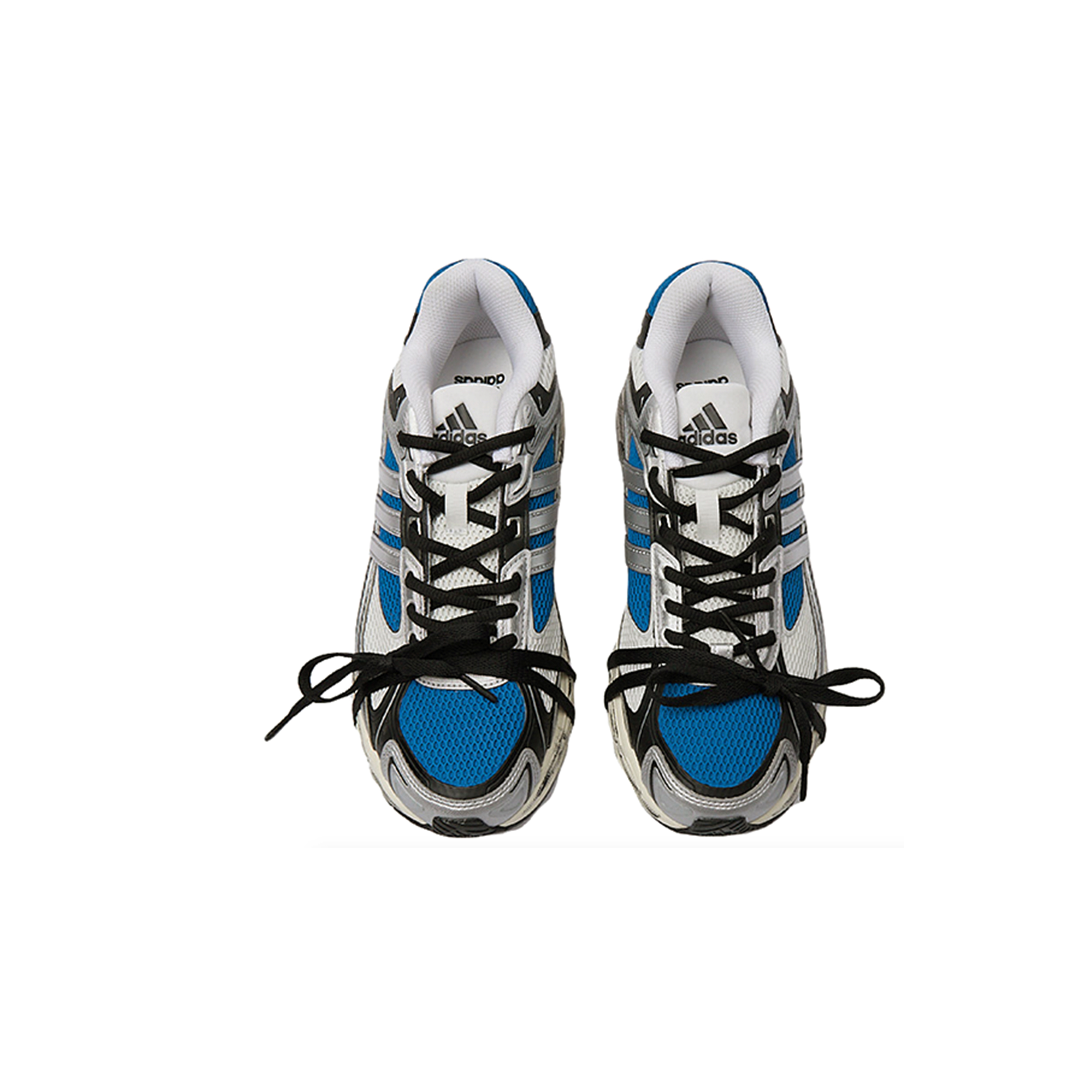 Adidas Originals Response Fabric Cushioning Slip Resistant Low top Casual Running Shoes Unisex Black Silver Blue