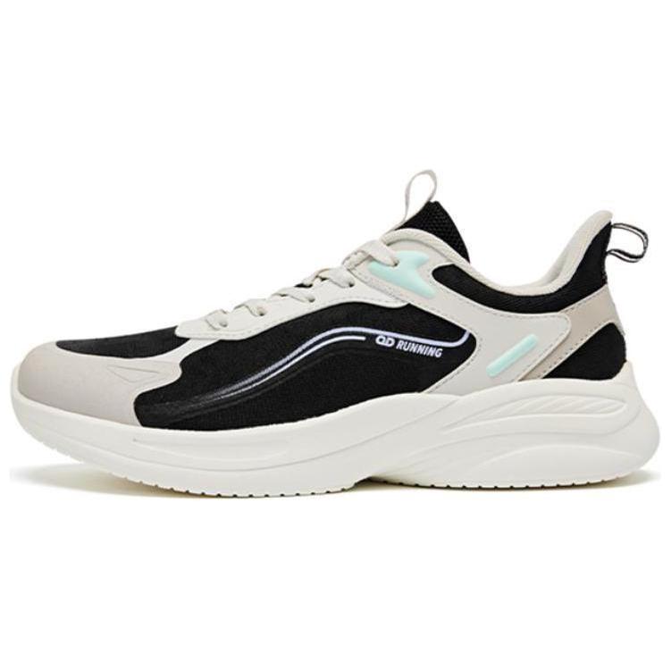 QIAODAN Versatile Cushioning, Wear Resistant Low top Running Shoes Women’s Black White