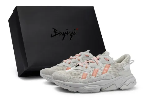 Adidas Originals Ozweego 811 Manufacturing, Wheat Field Breeze Flesh Pink, Special Shoe Box Included Slip Resistant