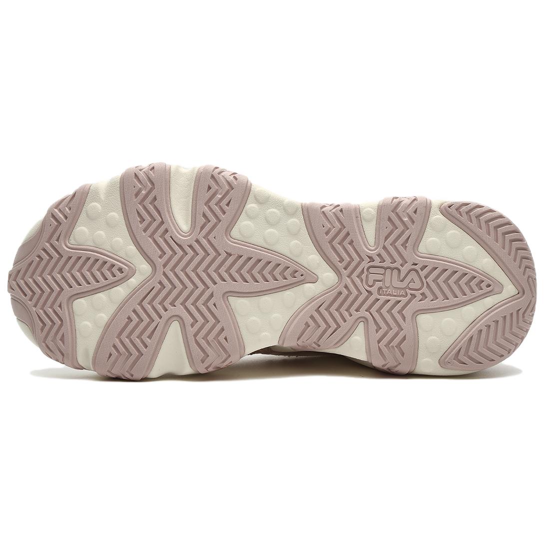 Женские кеды Fila FUSION STARFISH CANVAS (бело-розовые) — фото 5