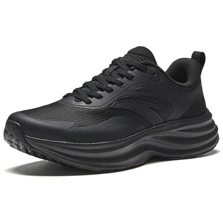 Anta Light Cloud Comfortable And Trendy Fabric Low top Running Shoes Men’s Black