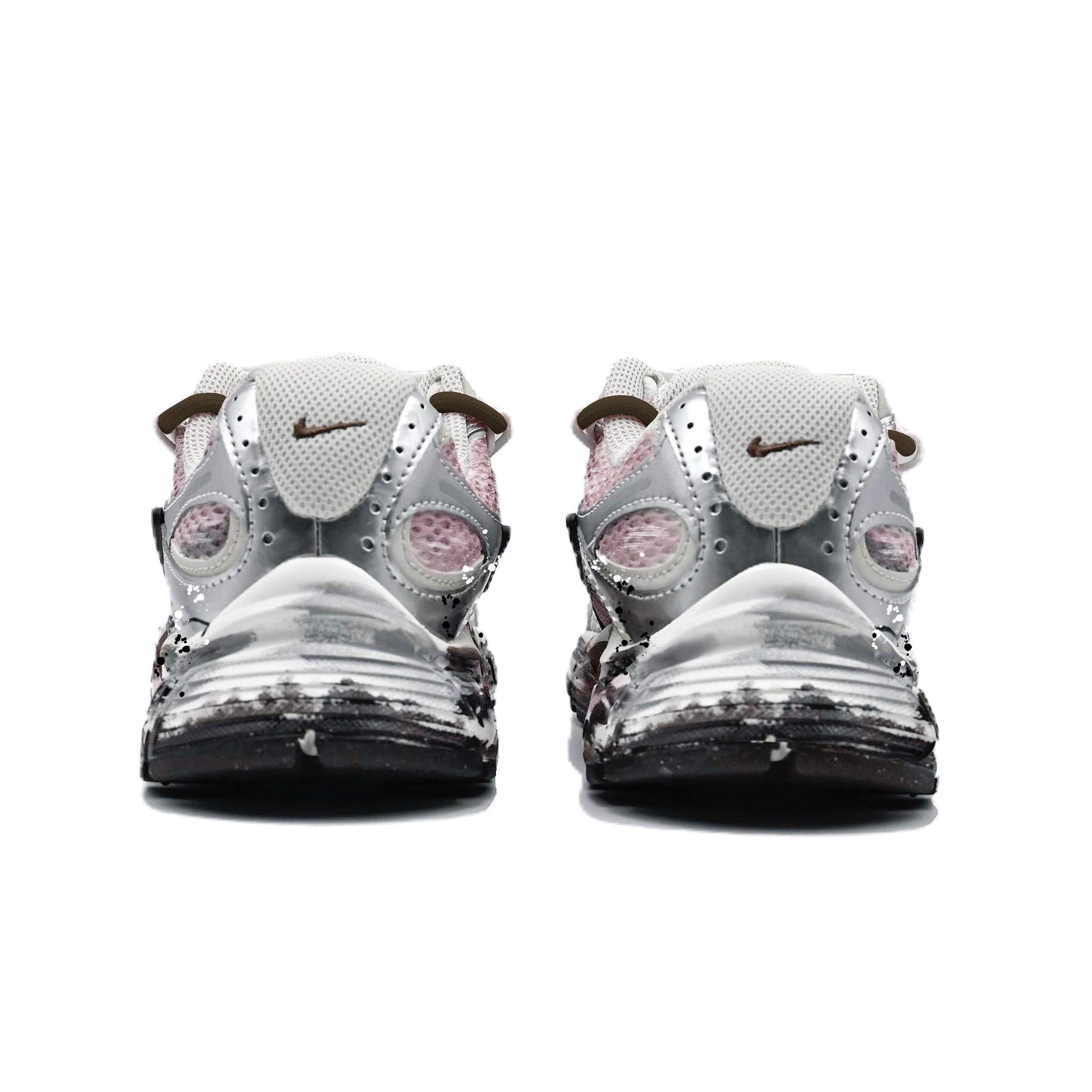 Nike V5 RNR Abrasion Resistant Low top Running Shoes Women’s Silver Pink