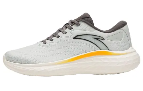 Anta Cushioning Abrasion Resistant Lightweight Low top Running Shoes Men's Gray