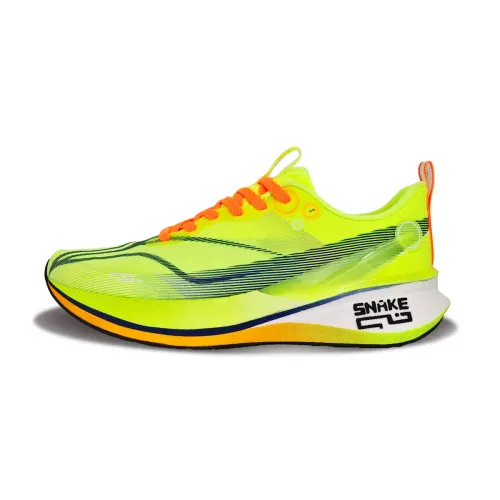 Li Ning Red Hare 8PRO Cushioning Slip Resistant Abrasion Resistant Low top Casual Running Shoes Men's Neon Orange Green