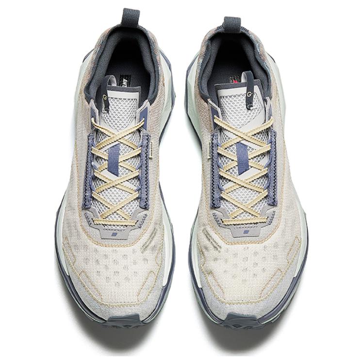 Anta Cushioning Slip Resistant Abrasion Resistant Low top Running Shoes Men’s Gray
