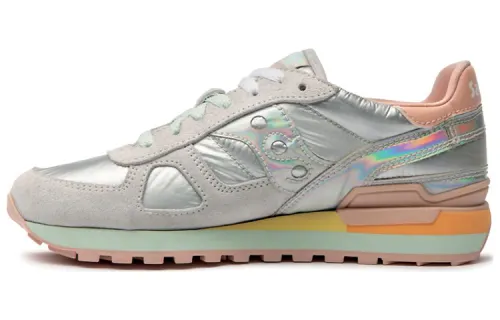 Saucony Shadow Original Running Shoes Women's Low Top Silver/Orange