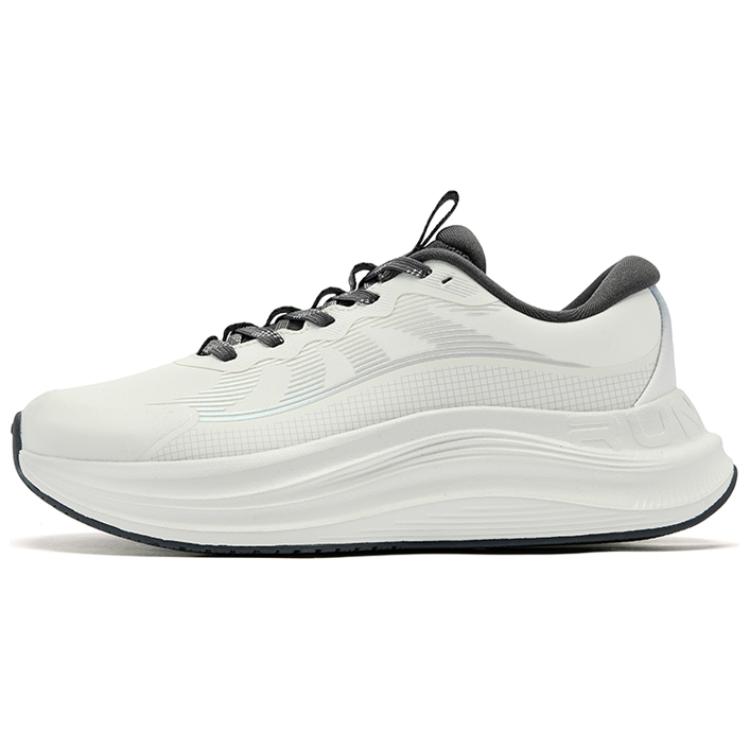 QIAODAN Cushioning Slip Resistant Low top Casual Running Shoes Women’s White Black