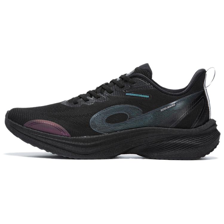 QIAODAN Light Speed 5.0 PLUS Cushioning Breathable Lightweight Low top Training Racing Running Shoes Men’s Black