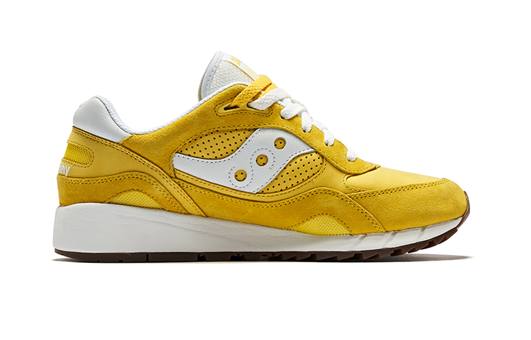 Saucony Lightweight Low top Running Shoes Unisex Yellow White