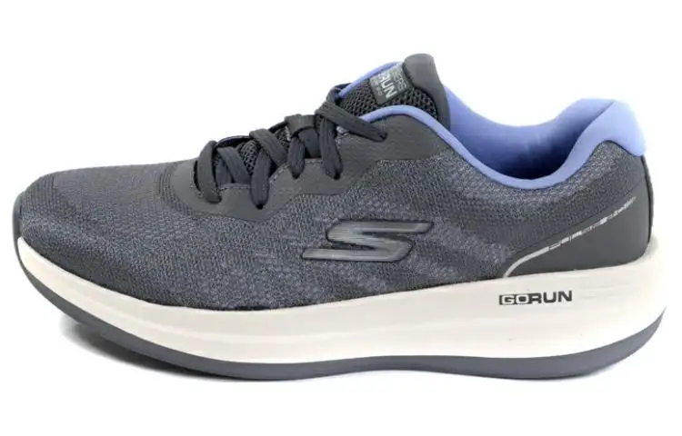 Skechers Comfortable Abrasion Resistant Breathable Low top Running Shoes Women's Gray Blue