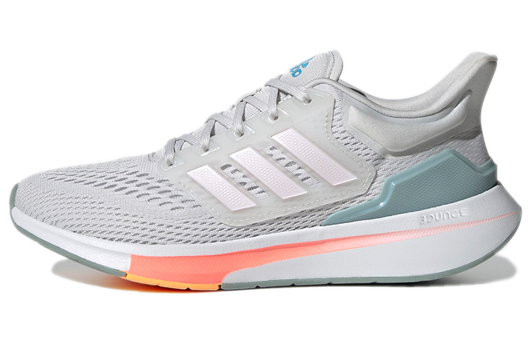 Adidas EQ21 Run Comfortable Everyday Mesh Wear-Resistant Non-Slip Breathable Low-top Casual Running Shoes Women's Gray