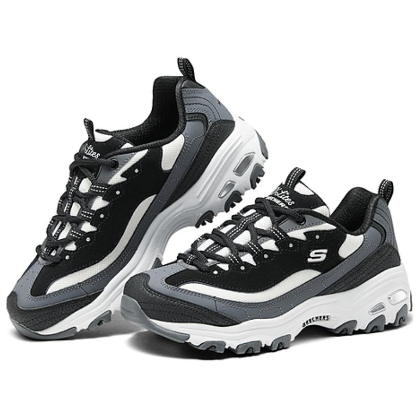 Skechers D’Lites 1.0 Cushioning Abrasion Resistant Breathable Support Balance Lightweight Low top Casual Running Shoes