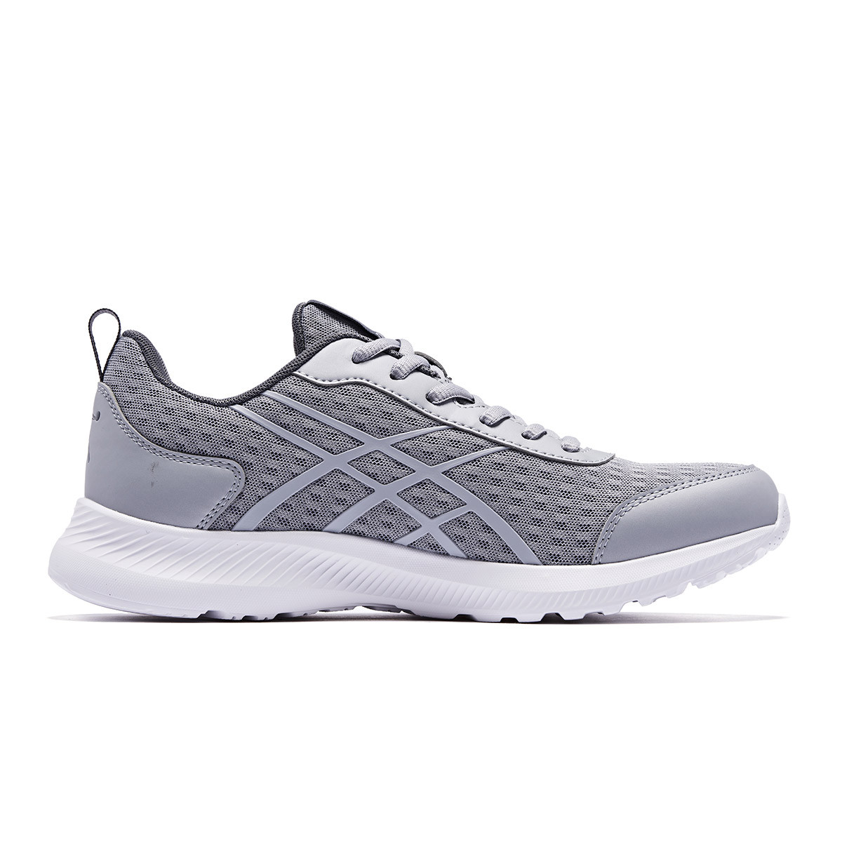 QIAODAN Cushioning Abrasion Resistant Cushioning, Wear Resistant Low top Casual Running Shoes Men’s Gray