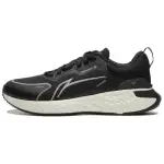 Li Ning Cloud Shield Fabric Slip Resistant Abrasion Resistant Low top Running Shoes Women's Black