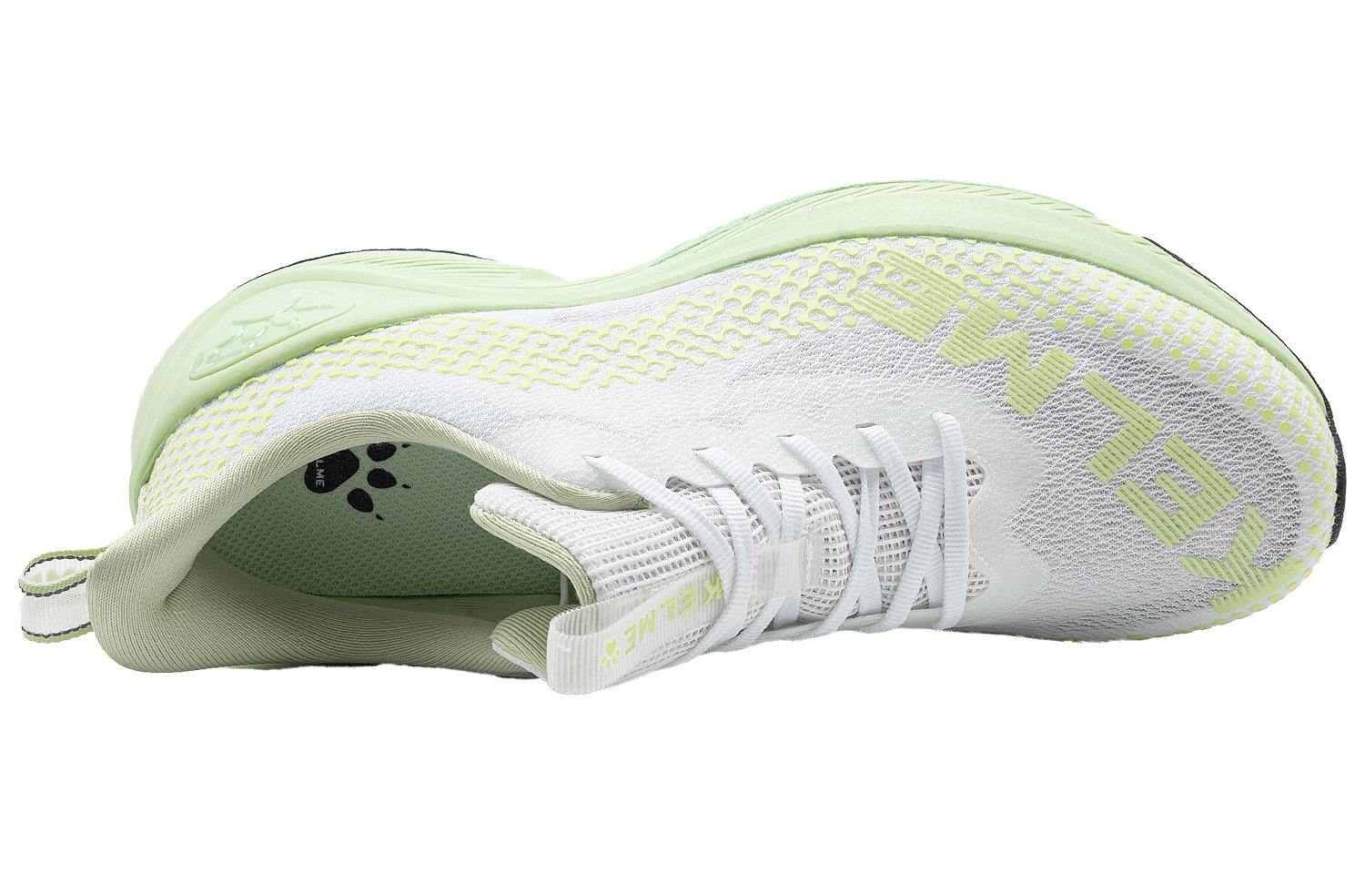 KELME Comfortable And Breathable Mesh Cushioning Lightweight Low top Casual Running Shoes Unisex Ginkgo Green